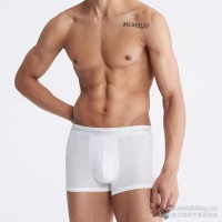 Quần lót nam Calvin Klein NB2986 Ultra Soft Modern Modal Low Rise Trunk White